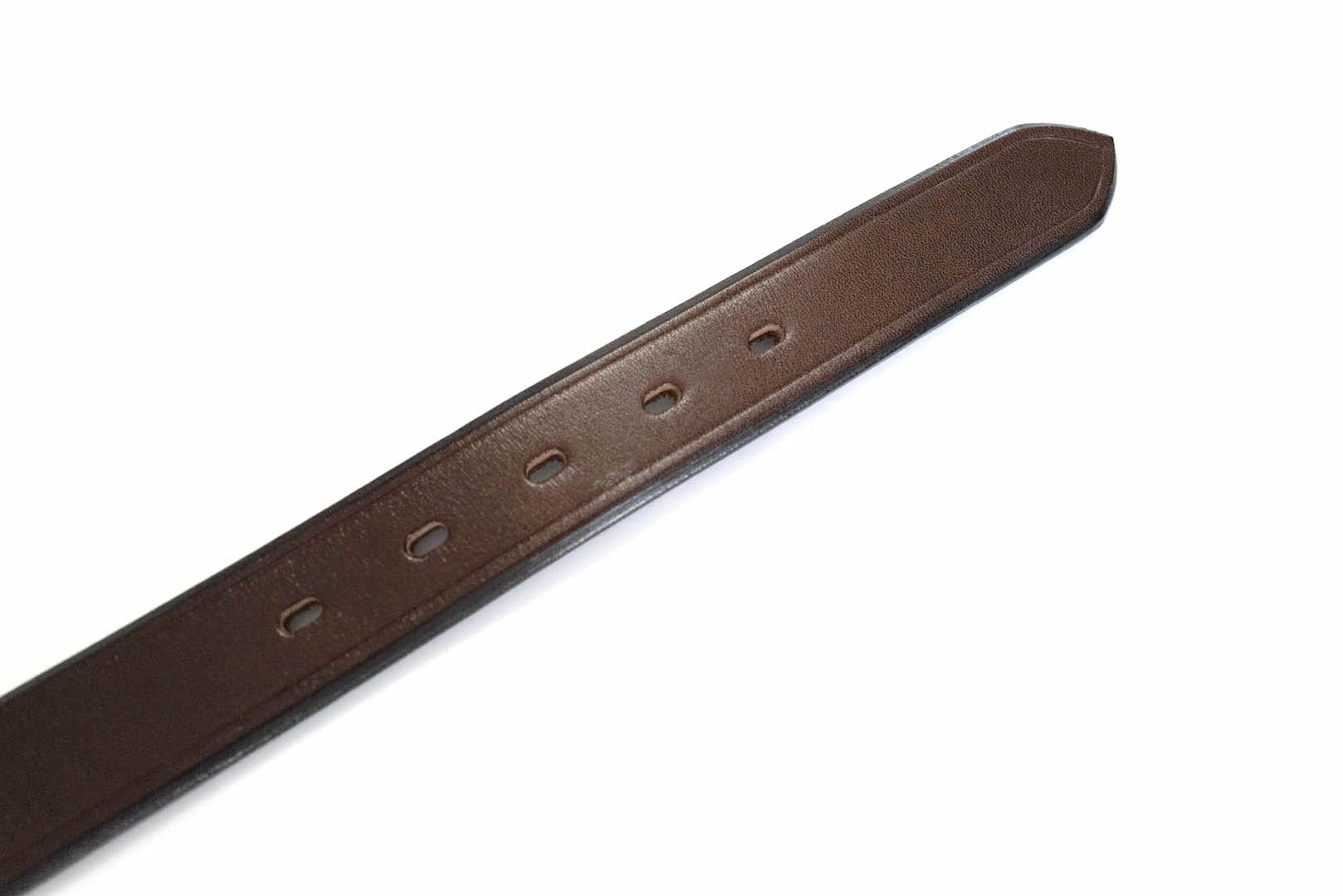 Inception by Accel Company Fireman Buckle Saddle Leather Belt (Brown)