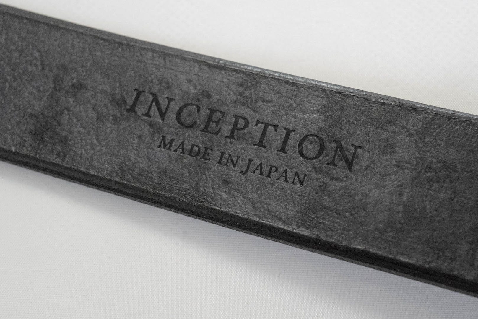 Inception by Accel Company Fireman Buckle Saddle Leather Belt (Black)
