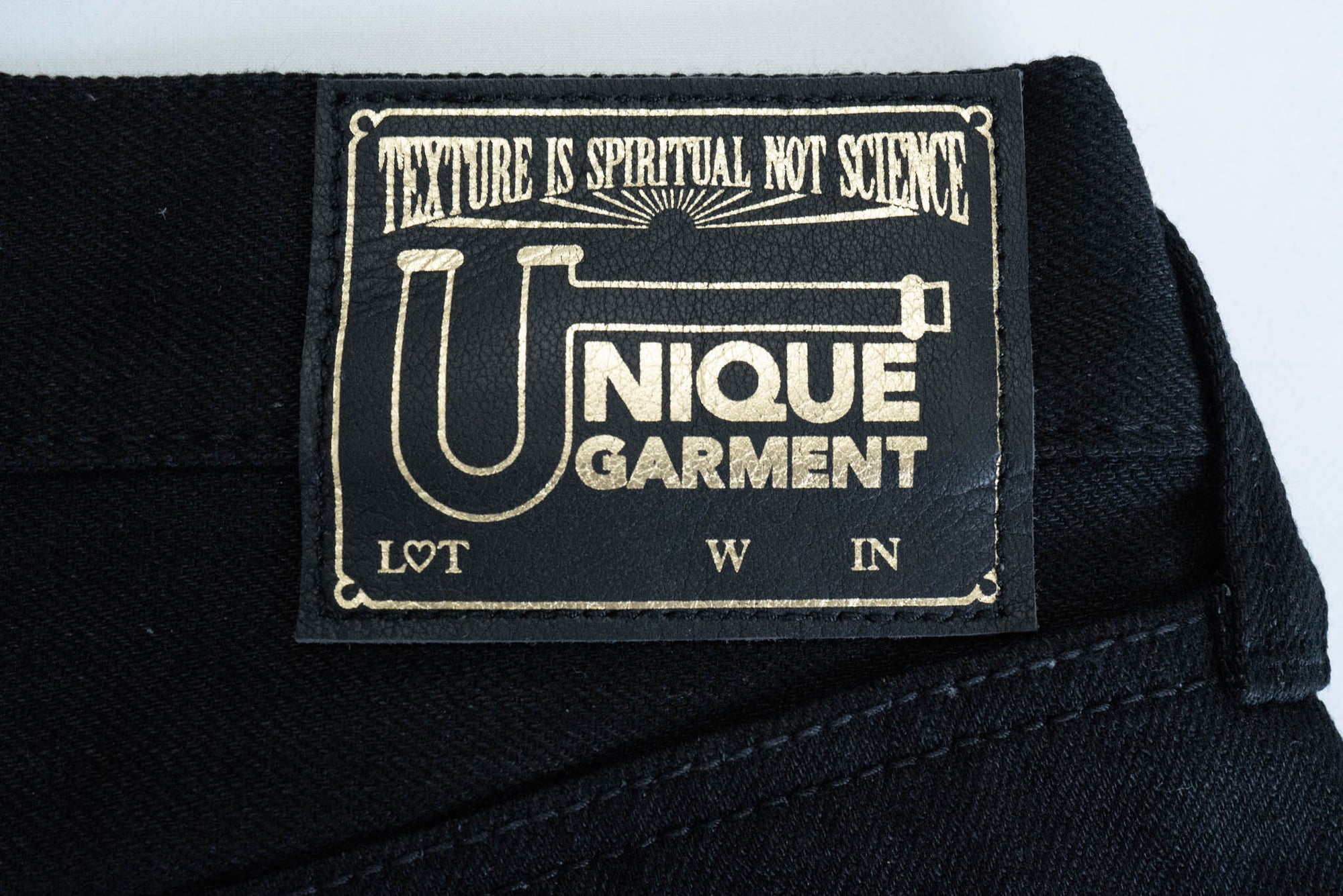 Unique Garment 1001BT 14oz 'Before Dawn' Black Denim (Tapered Fit)
