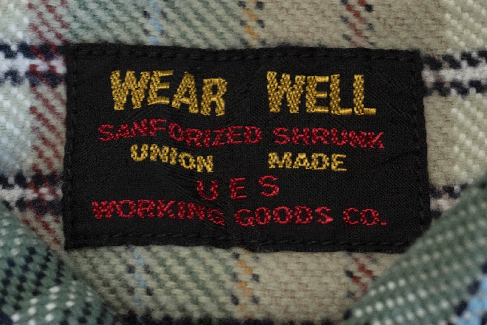 UES 14oz Heavyweight Selvage Flannel Workshirt (Woodland Green)
