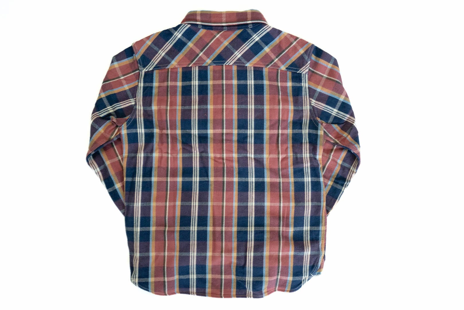UES 14oz Heavyweight Selvage Flannel Workshirt (Coral Red)