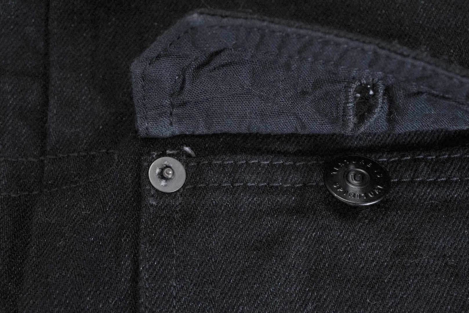 Unique Garment 14oz 'Before Dawn' Type 2 Black Denim Jacket