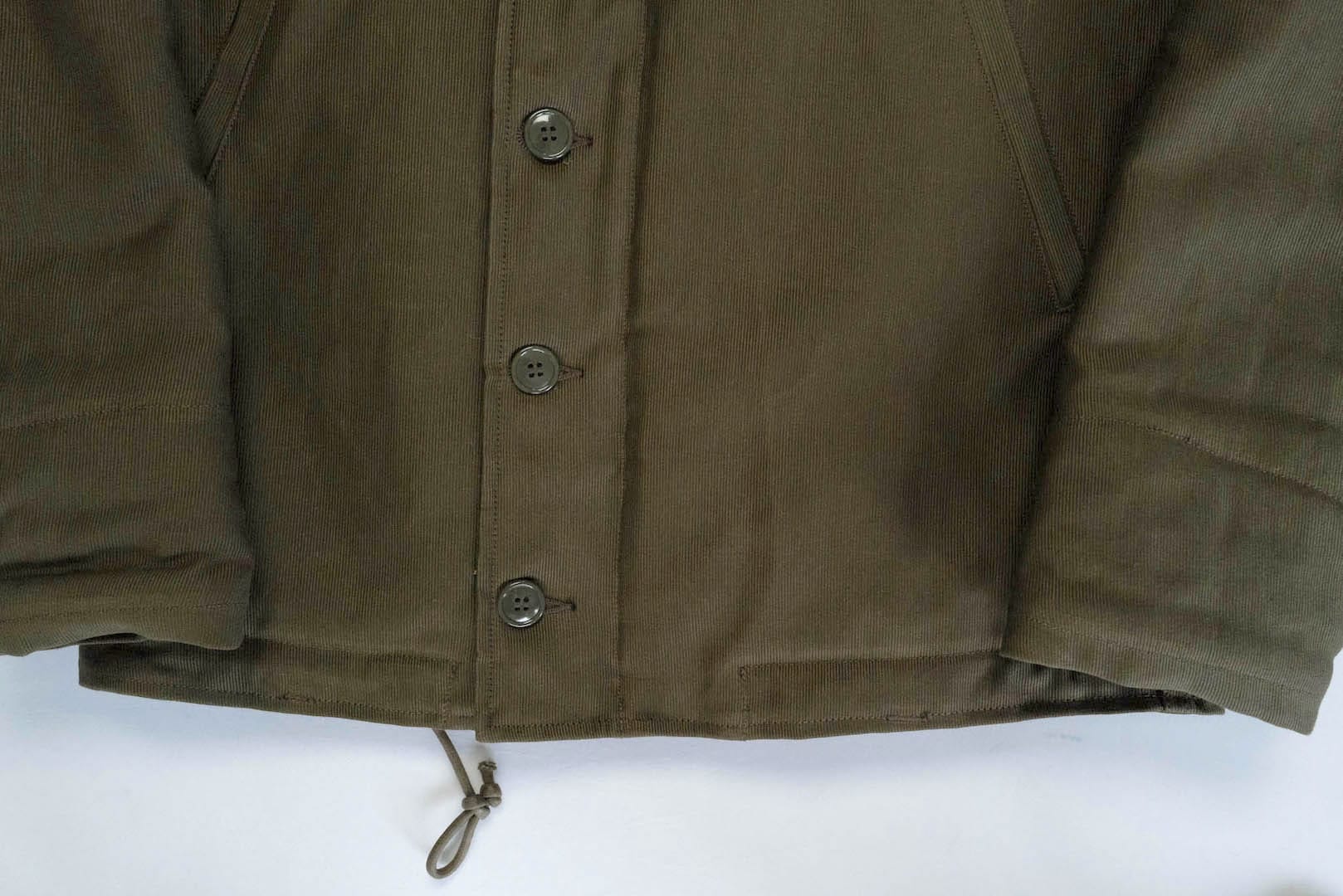 Freewheelers N-1 1940s Naval Deck Jacket (Dark Khaki Green)