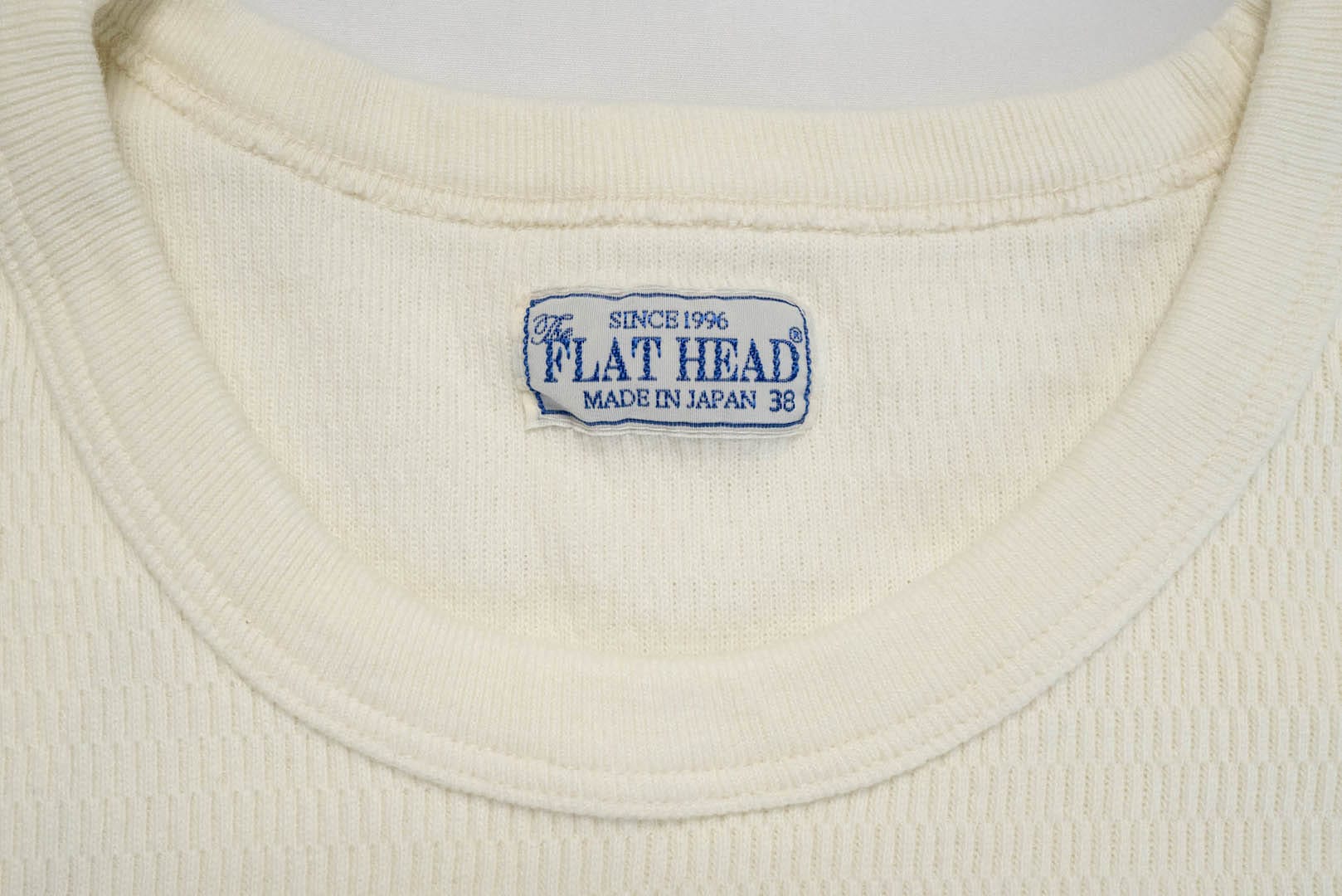 The Flat Head "Standard" L/S Thermal Tee (Ivory)