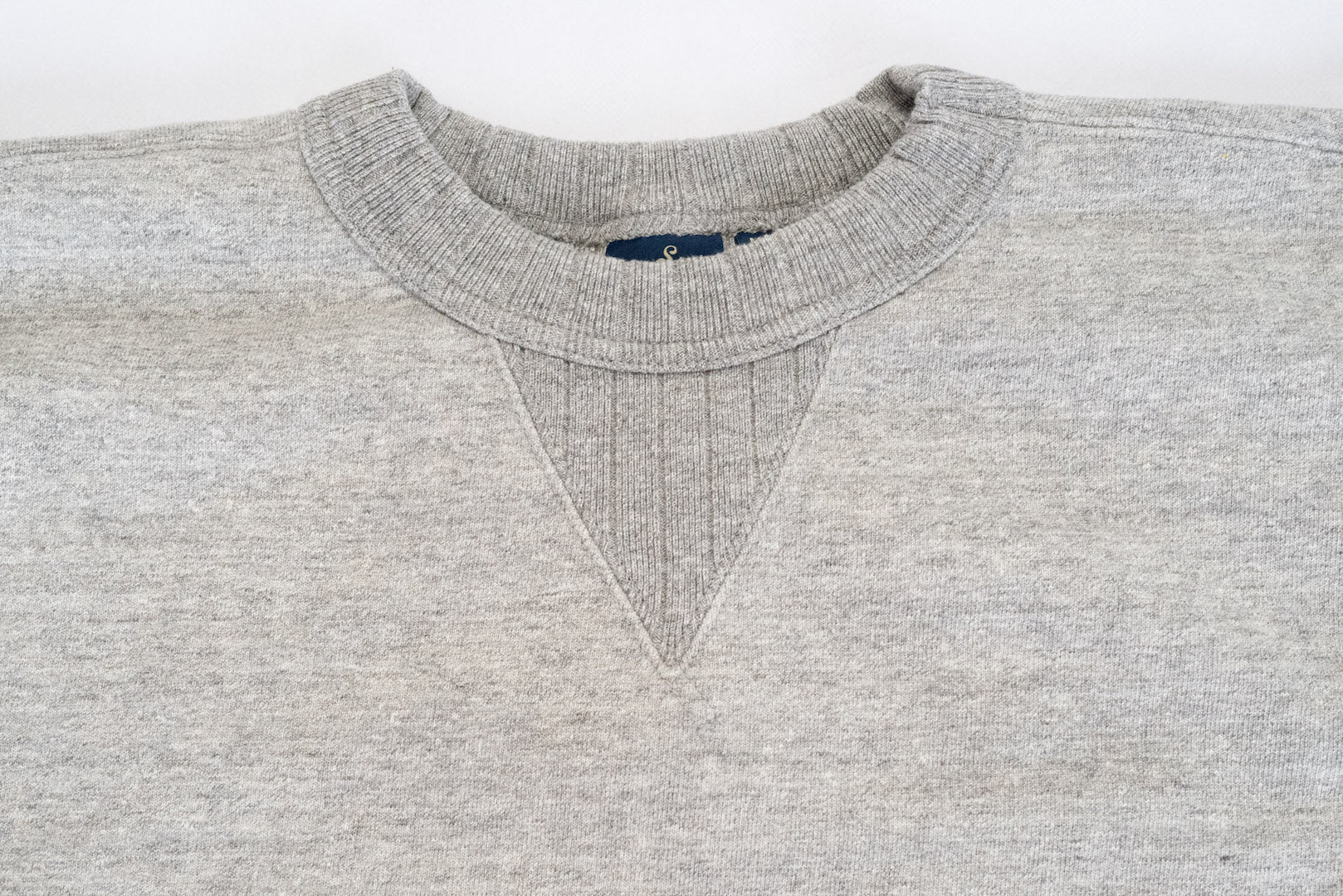 Studio D'Artisan 12oz ‘Tsuri-Ami' Loopwheeled Sweatshirt (Heather Grey)