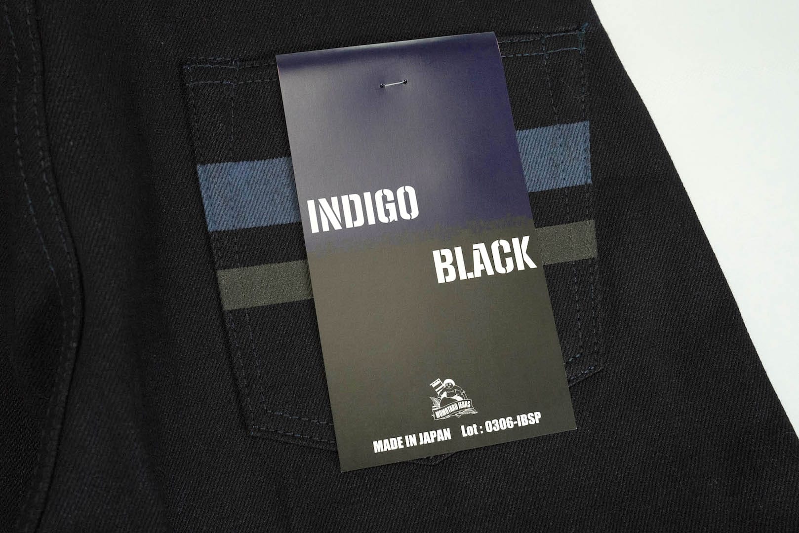 Momotaro 15.7oz 'Indigo X Black' 0306-IBSP Denim (Slim Tapered Fit)