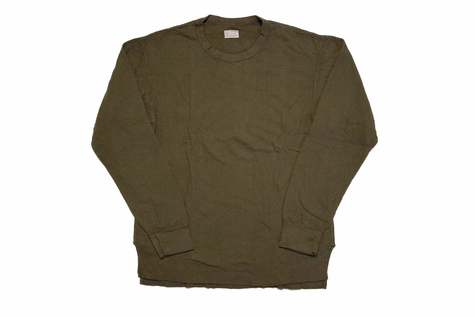Stevenson Overall Co. Double Layered L/S Loopwheeled Thermal (Olive)