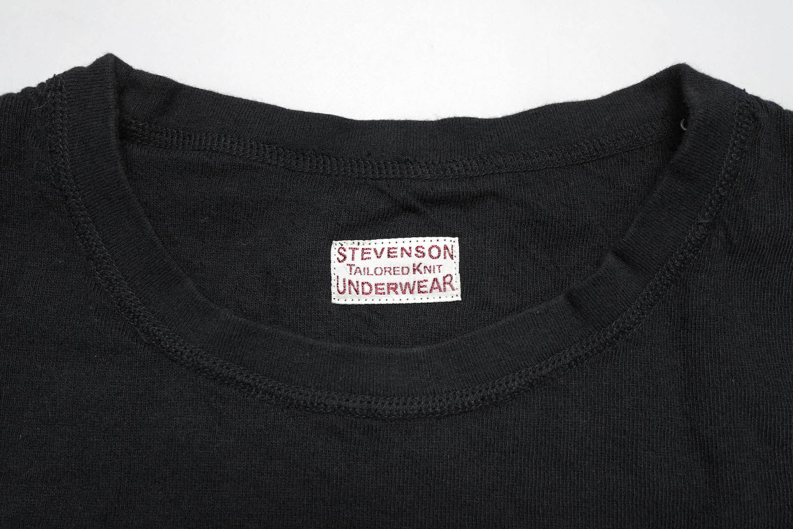 Stevenson Overall Co. Double Layered L/S Loopwheeled Thermal (Black)