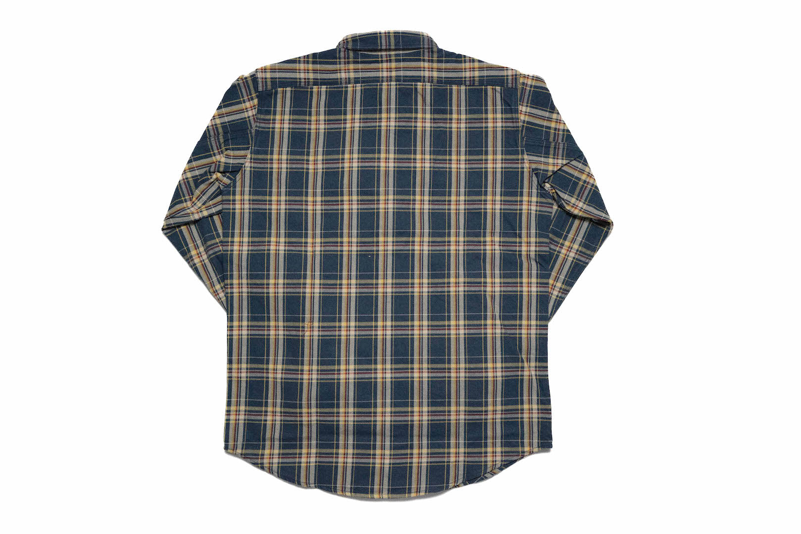 Stevenson Overall Co. 'Dominator' Heavyweight Flannel Workshirt (Blue Plaid)