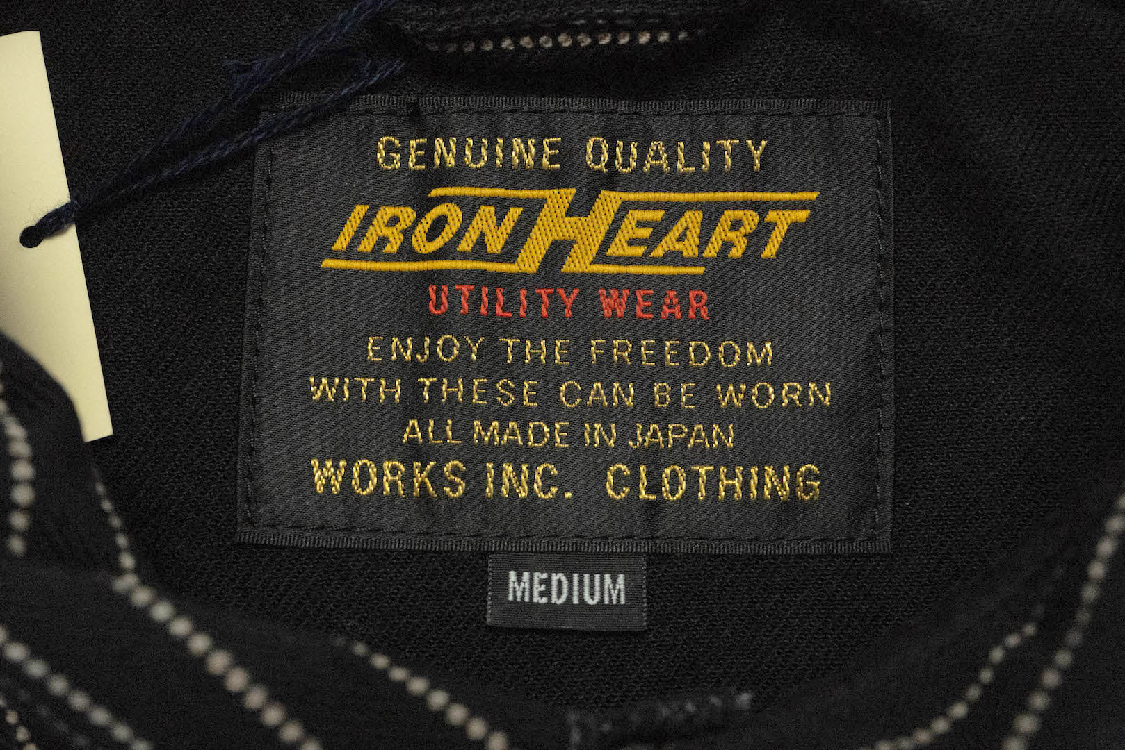 Iron Heart 12oz Wabash Chore Jacket (Black)