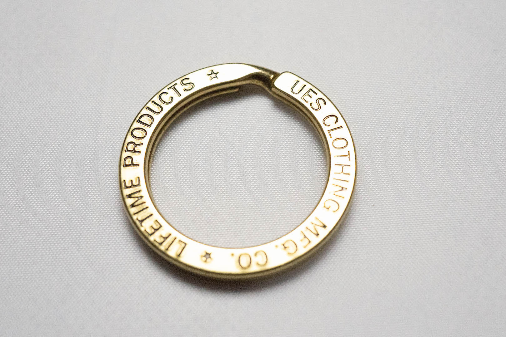 UES "Lifetime" Copper Key Ring