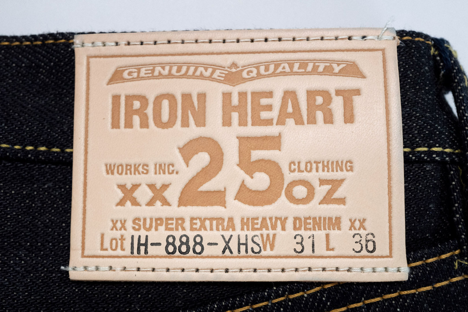 Iron Heart 888-XHS 25oz Denim (Straight Tapered Fit)