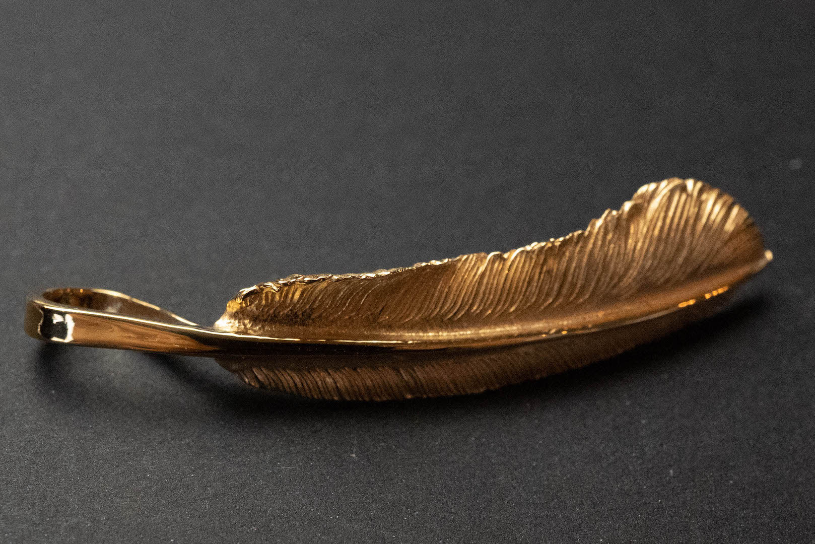 Legend 22K Gold Ultimate "Medium Feather" Pendant (Retired Product)