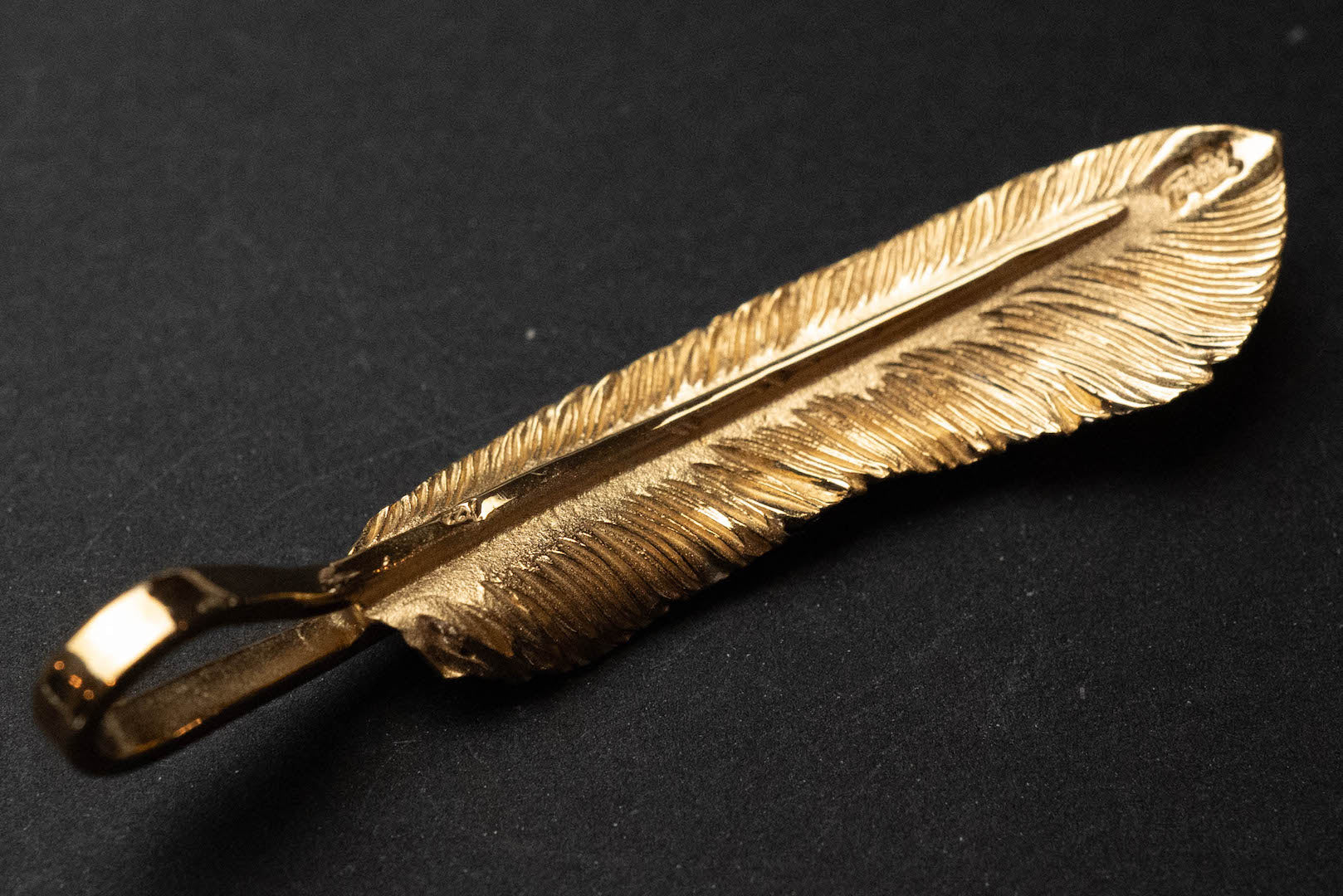 Legend 22K Gold Ultimate "Medium Feather" Pendant (Retired Product)