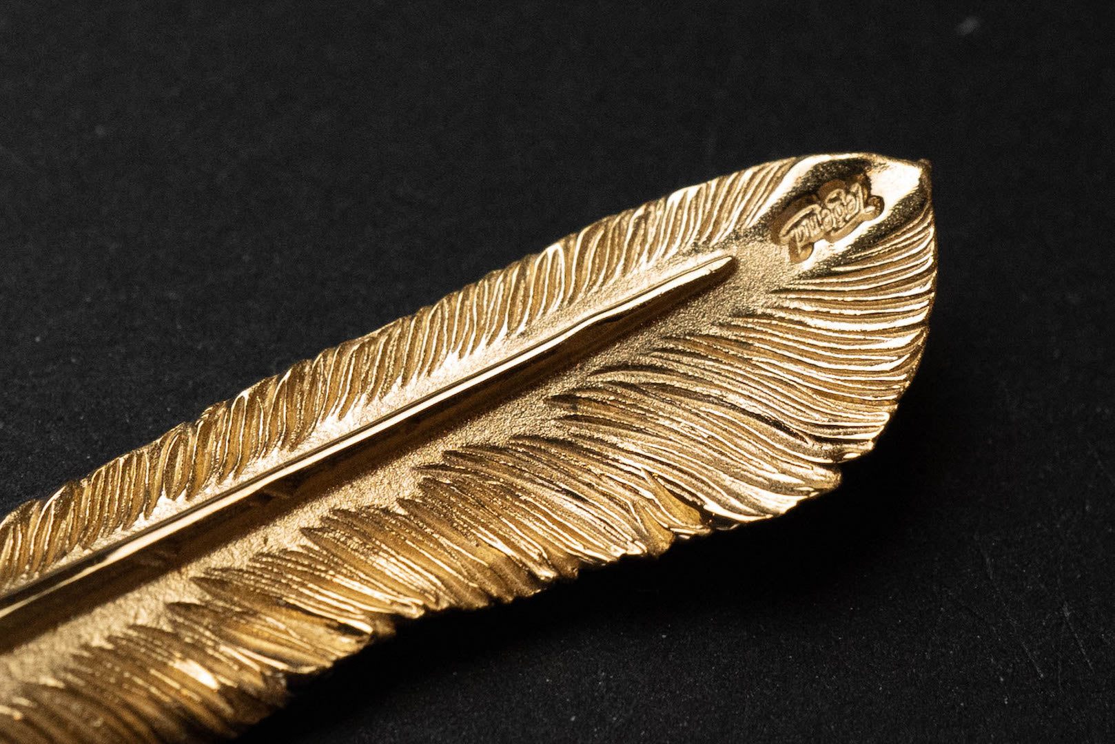 Legend 22K Gold Ultimate "Medium Feather" Pendant (Retired Product)