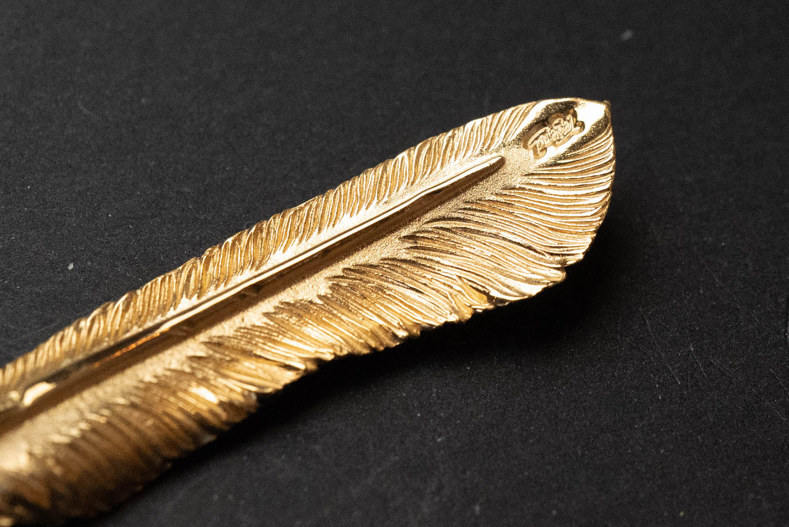 Legend 22K Gold Ultimate "Medium Feather" Pendant (Retired Product)