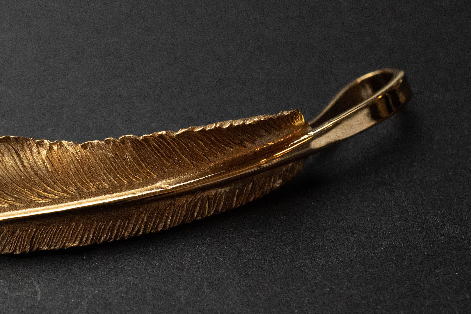 Legend 22K Gold Ultimate "Medium Feather" Pendant (Retired Product)