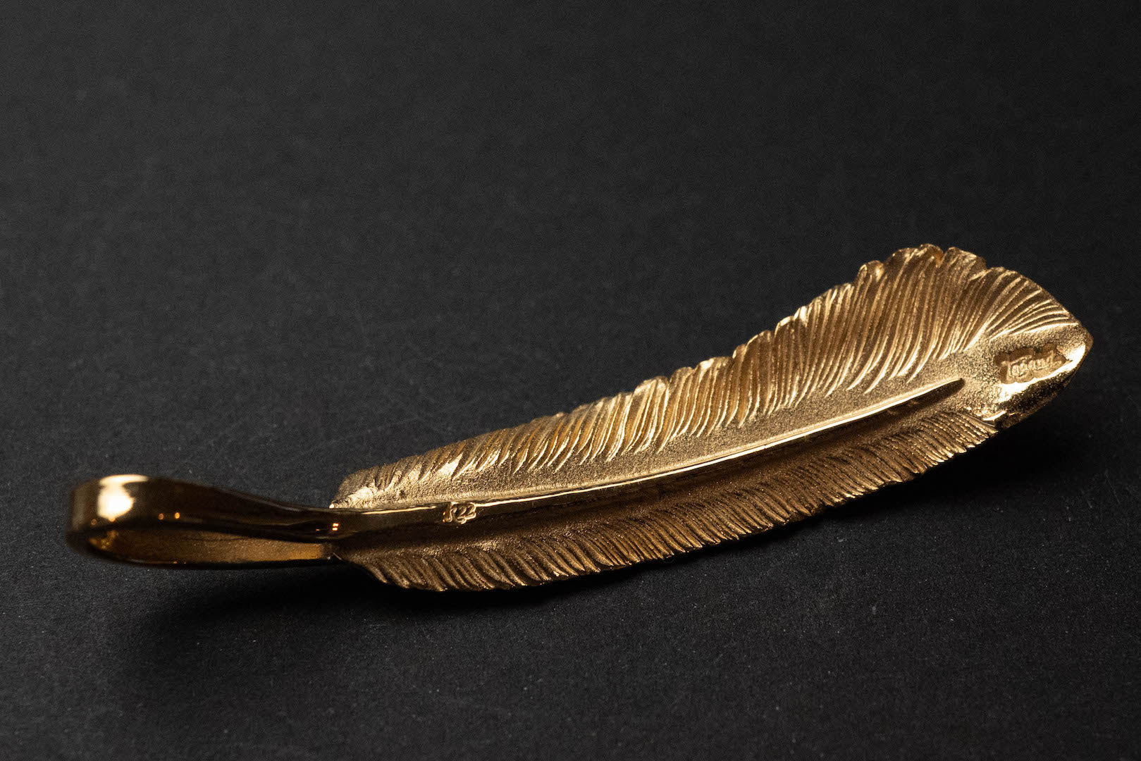 Legend 22K Gold Ultimate "Medium Feather" Pendant (Retired Product)