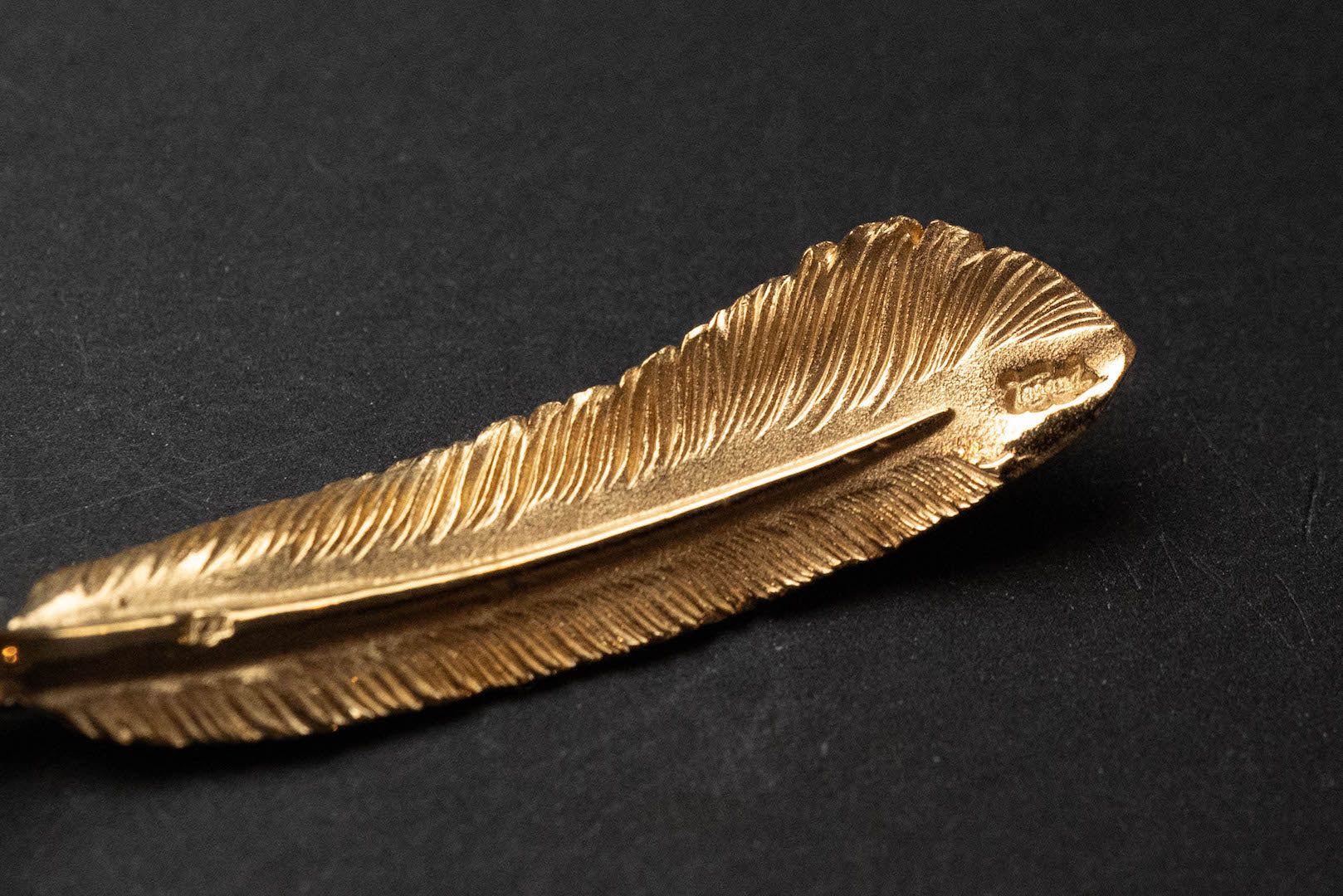 Legend 22K Gold Ultimate "Medium Feather" Pendant (Retired Product)