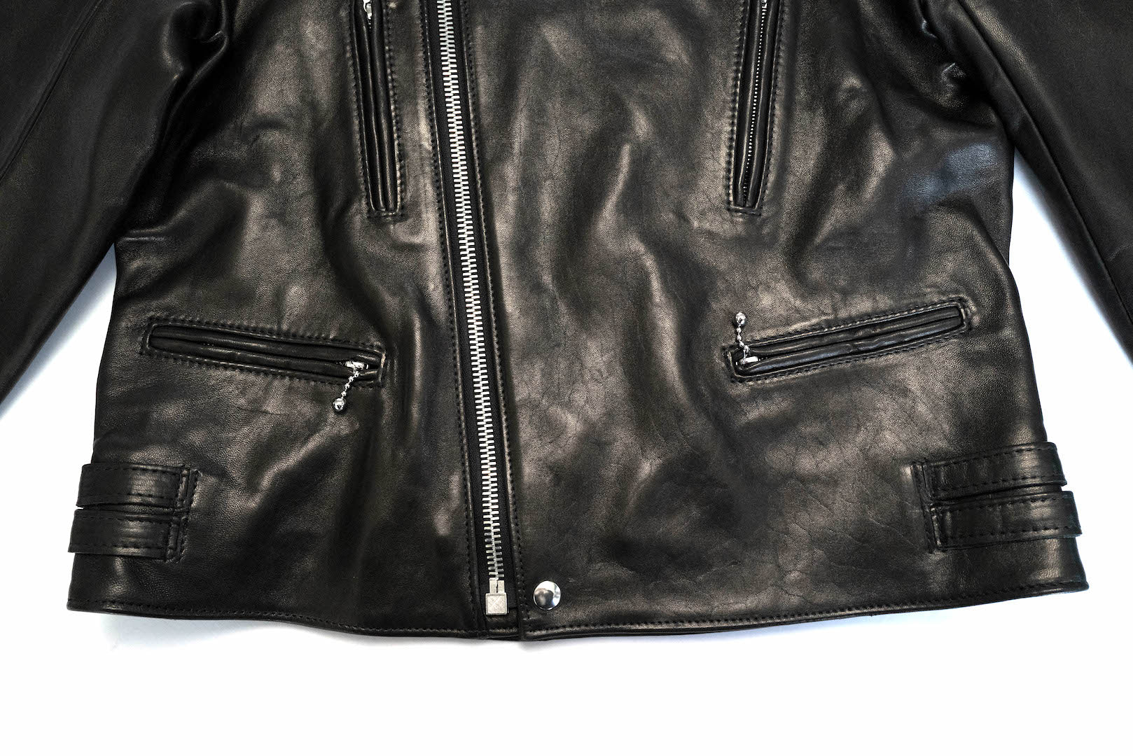 Lewis Leathers Black Sheepskin Lightning 402T (Tight fit) - CORLECTION