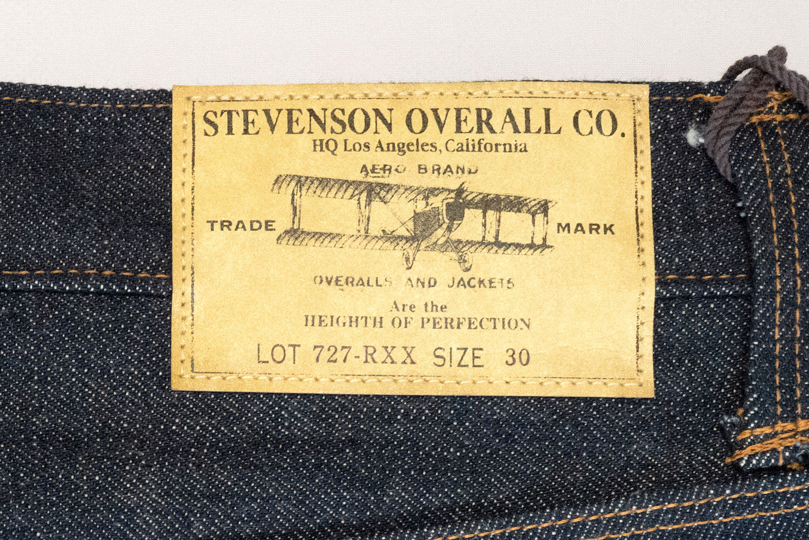 Stevenson Overall Co. 'La Jolla' 727-RXX Denim (Slim Tapered Fit)