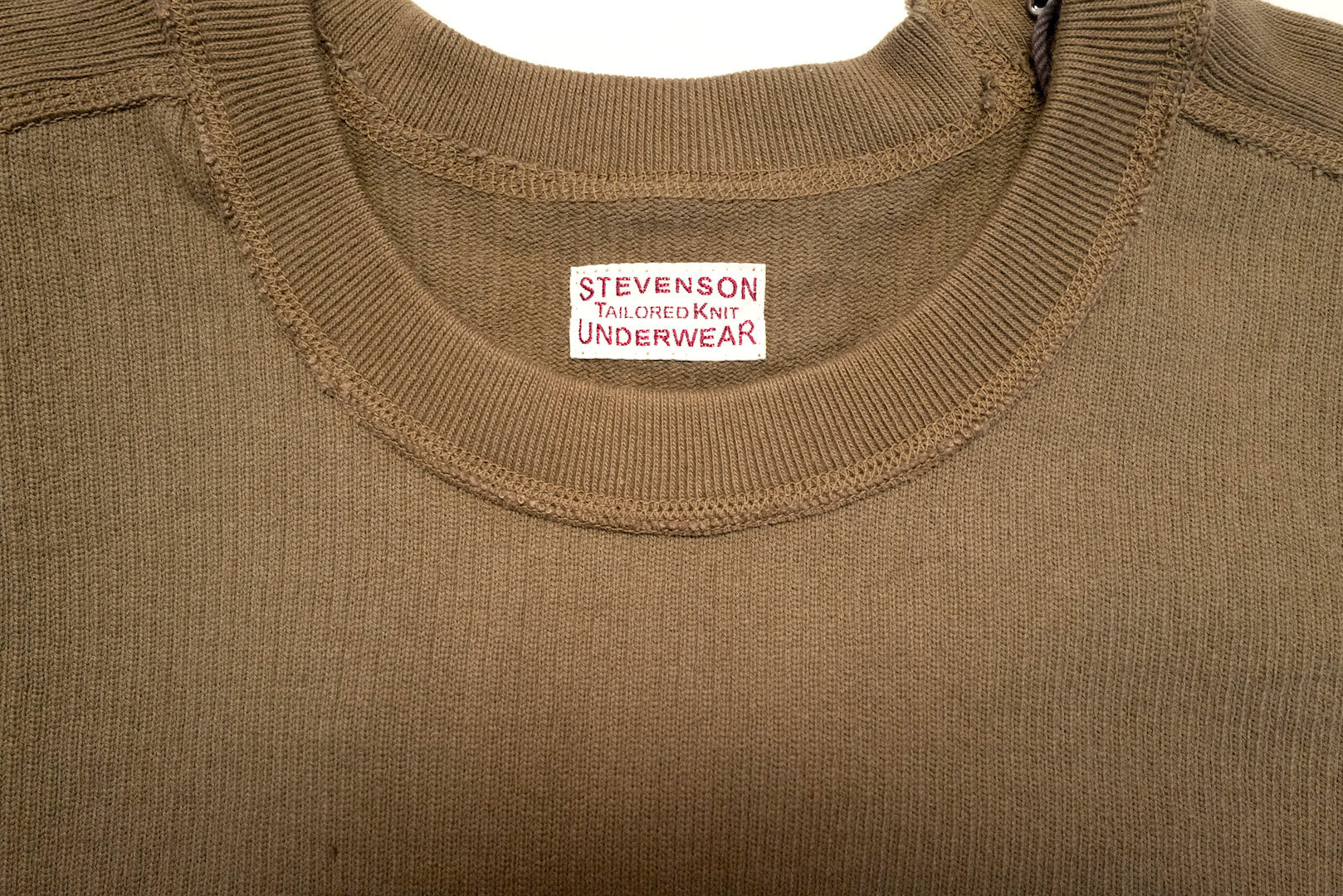 Stevenson Overall Co. Heavyweight Thermal Sweatshirt (Brown)