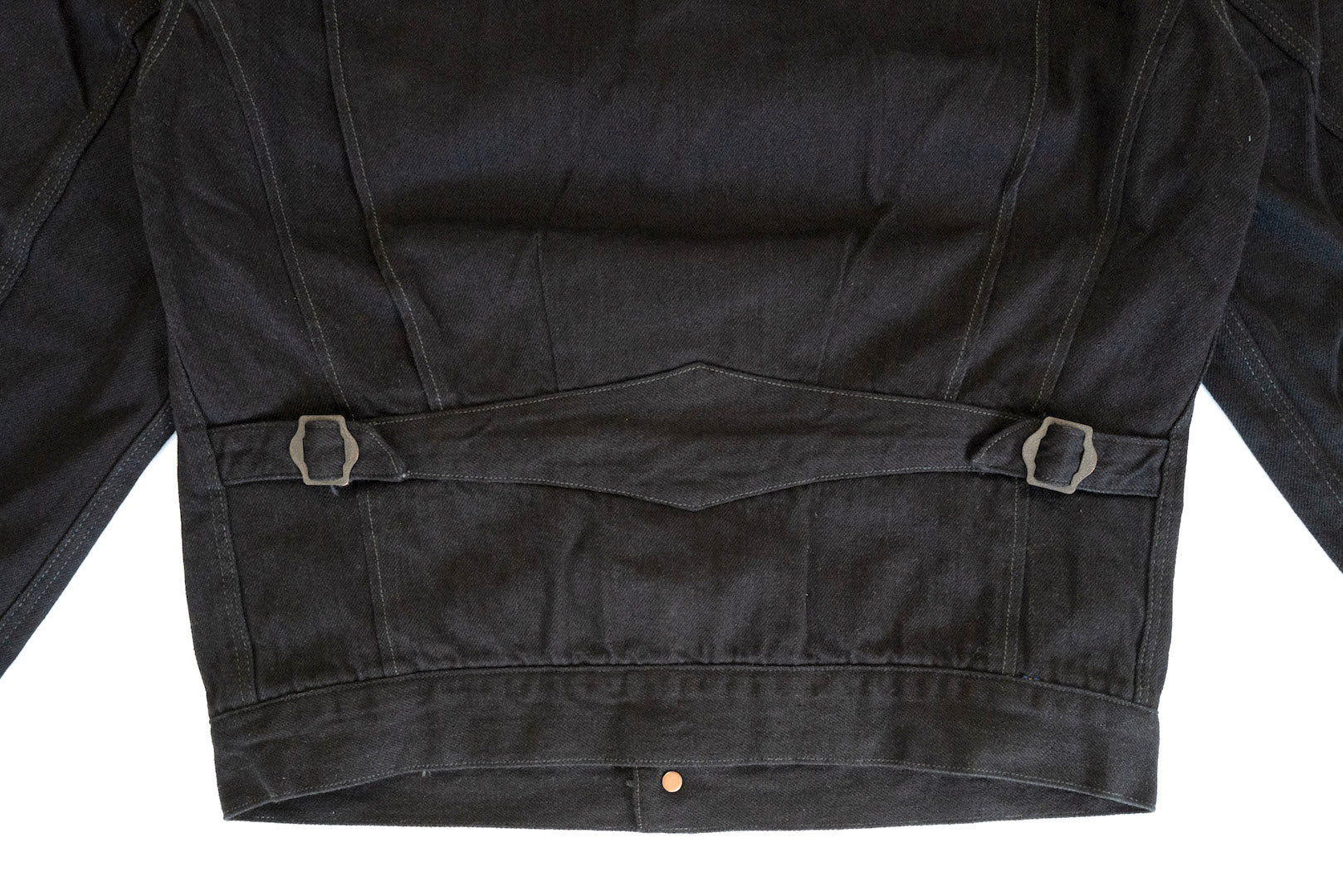 Stevenson Overall Co. 'Stockman' Cowboy Denim Jacket (Black)