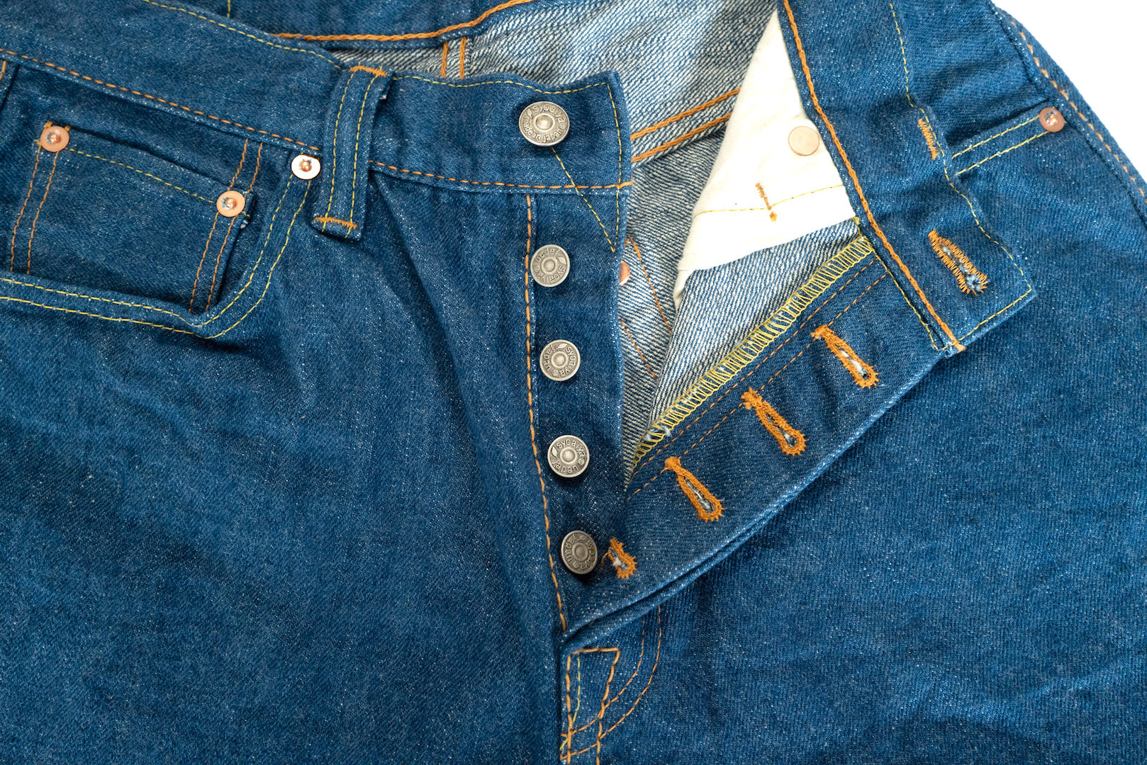 Pure Blue Japan 14oz GRE-013 'Greencast' Denim (Slim Tapered Fit)