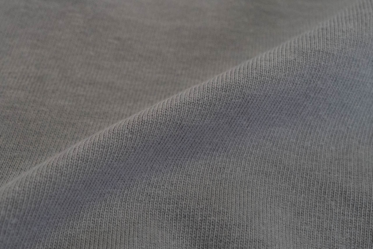 Unique Garment 7oz 'Airy' Plain Loopwheel Tee (Grey)