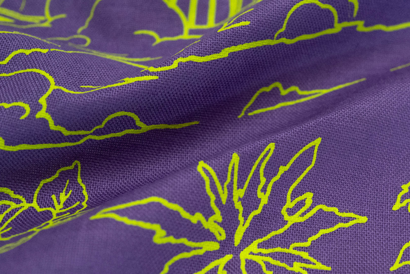 Unique Garment 'Have a Good Trip' Bandana (Purple)