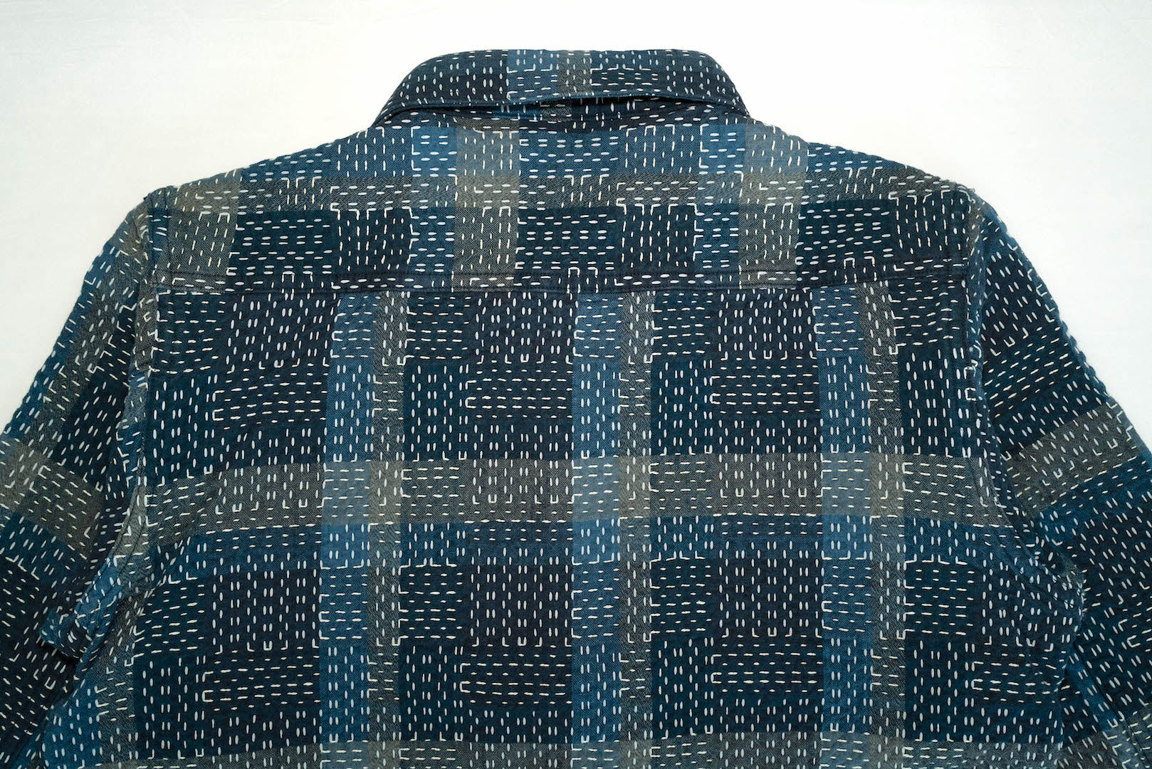Studio D'Artisan 12oz ”Noragi“ Sashiko Workshirt (Indigo)