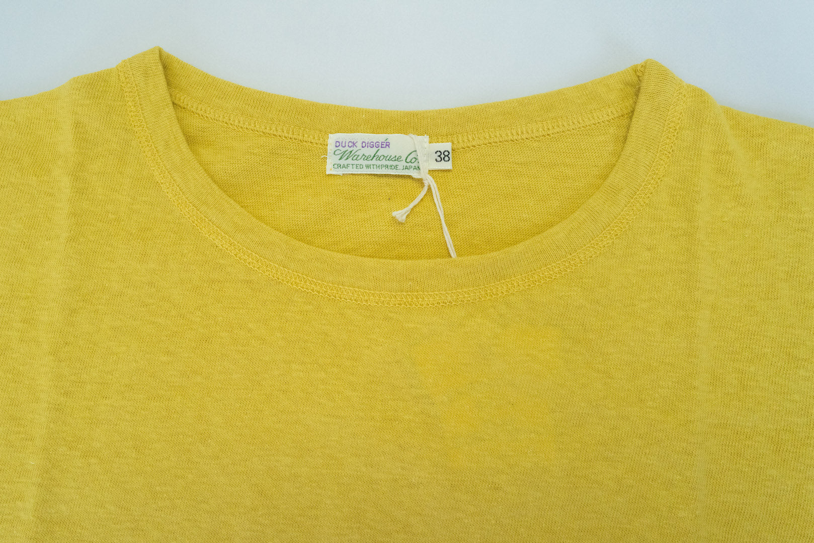 Warehouse 5oz USN "Skivvy" Loopwheeled Tee (Yellow)