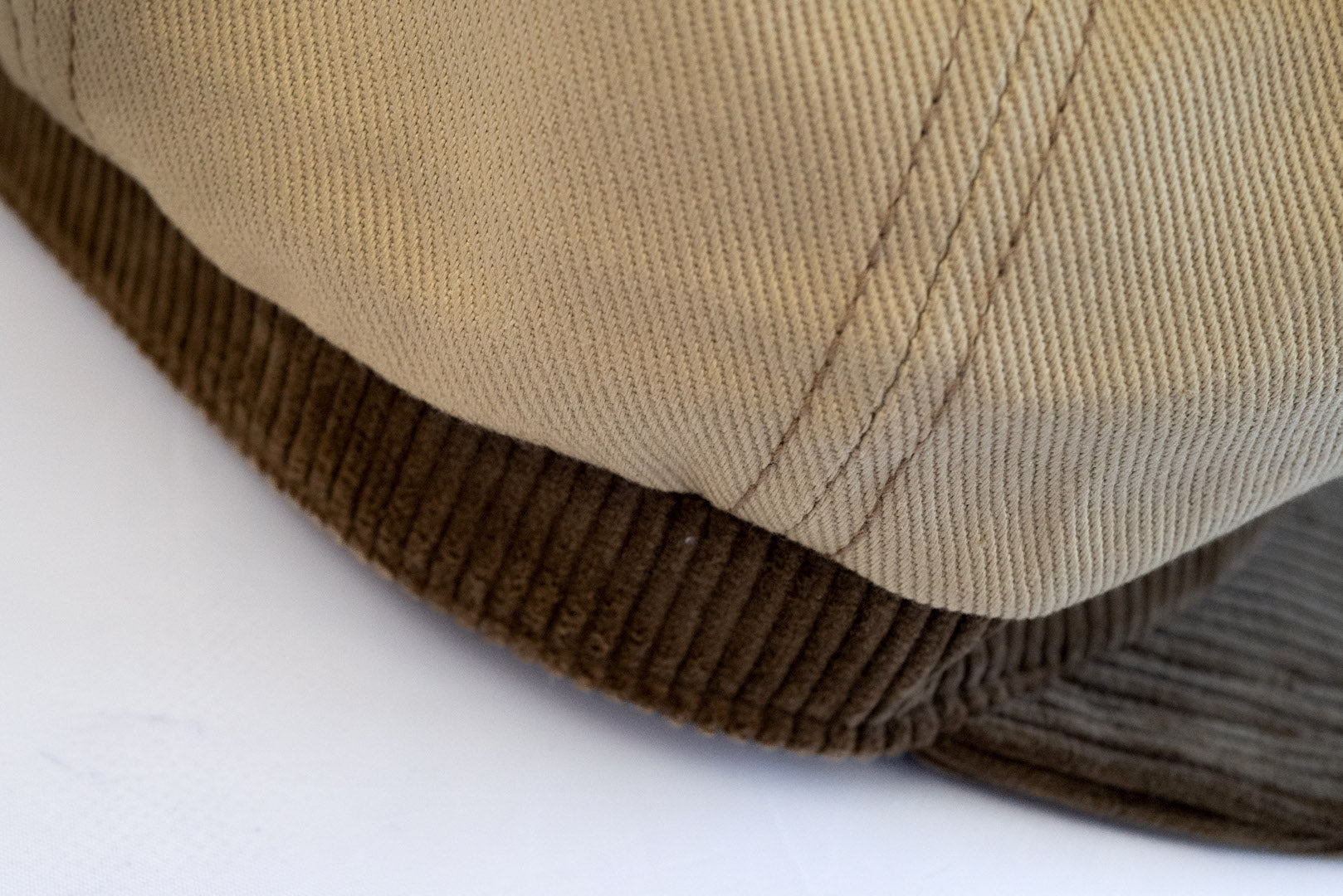 Freewheelers Heavy Drill & Corduroy "Jam Buster" Cap (Beige)