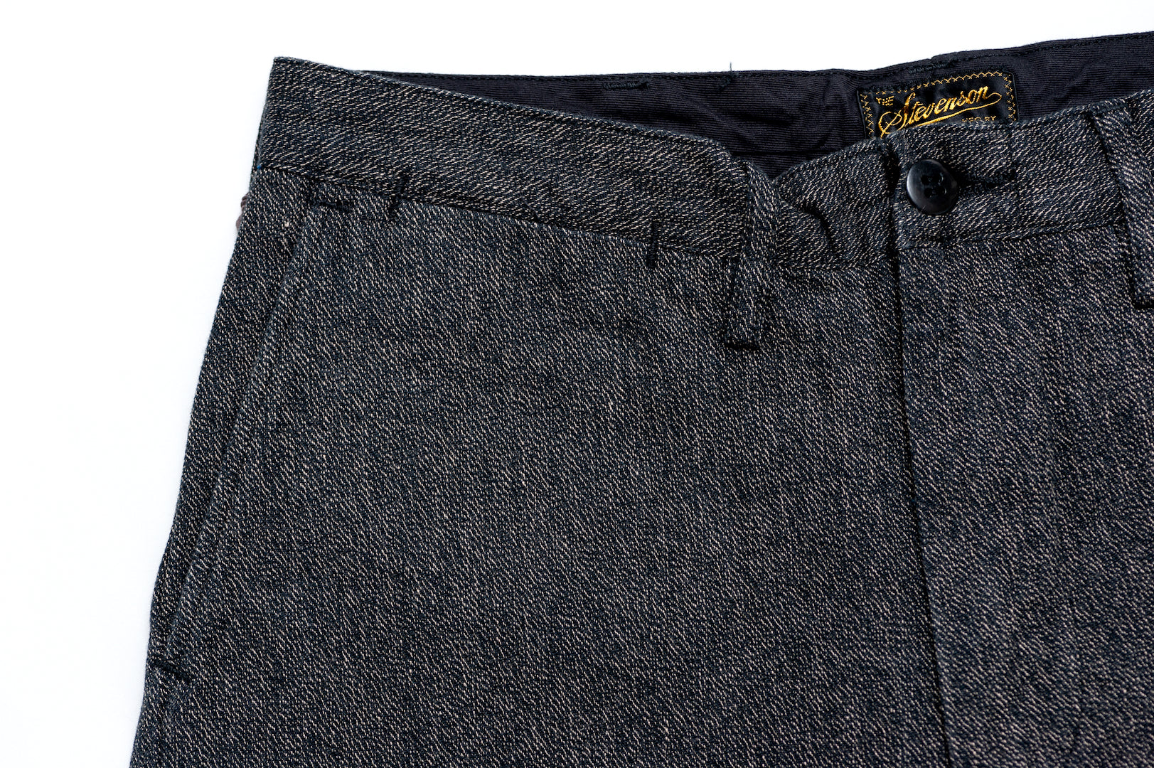 Stevenson Overall Co. "Old Glory" 12.5oz Selvage Covert Twill Chinos (Heather Grey)