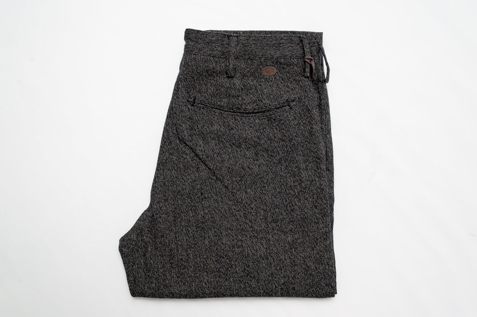 Stevenson Overall Co. "Old Glory" 12.5oz Selvage Covert Twill Chinos (Heather Grey)