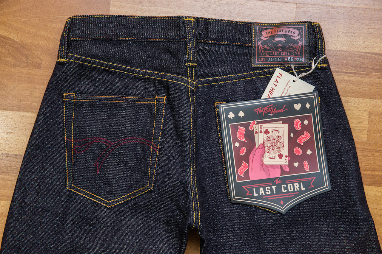 The Flat Head X CORLECTION "Last CORL" 2016 Denims (Super Slim Tapered fit)