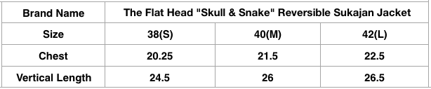 The Flat Head "Skull & Snake" Reversible Sukajan Jacket