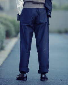 Boncoura Moleskin Military Work Pants (Dark Navy) - CORLECTION